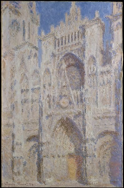 From the Metropolitan Museum of Art, Monet's Rouen Cathedral, The Portal